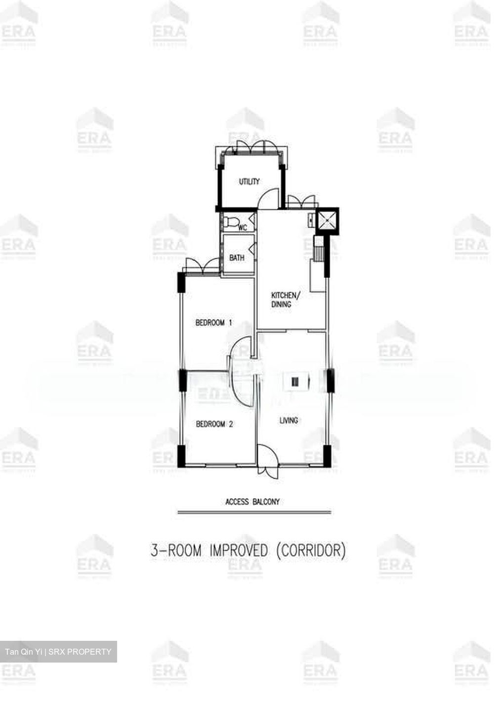 Blk 4 Marine Terrace (Marine Parade), HDB 3 Rooms #578602741